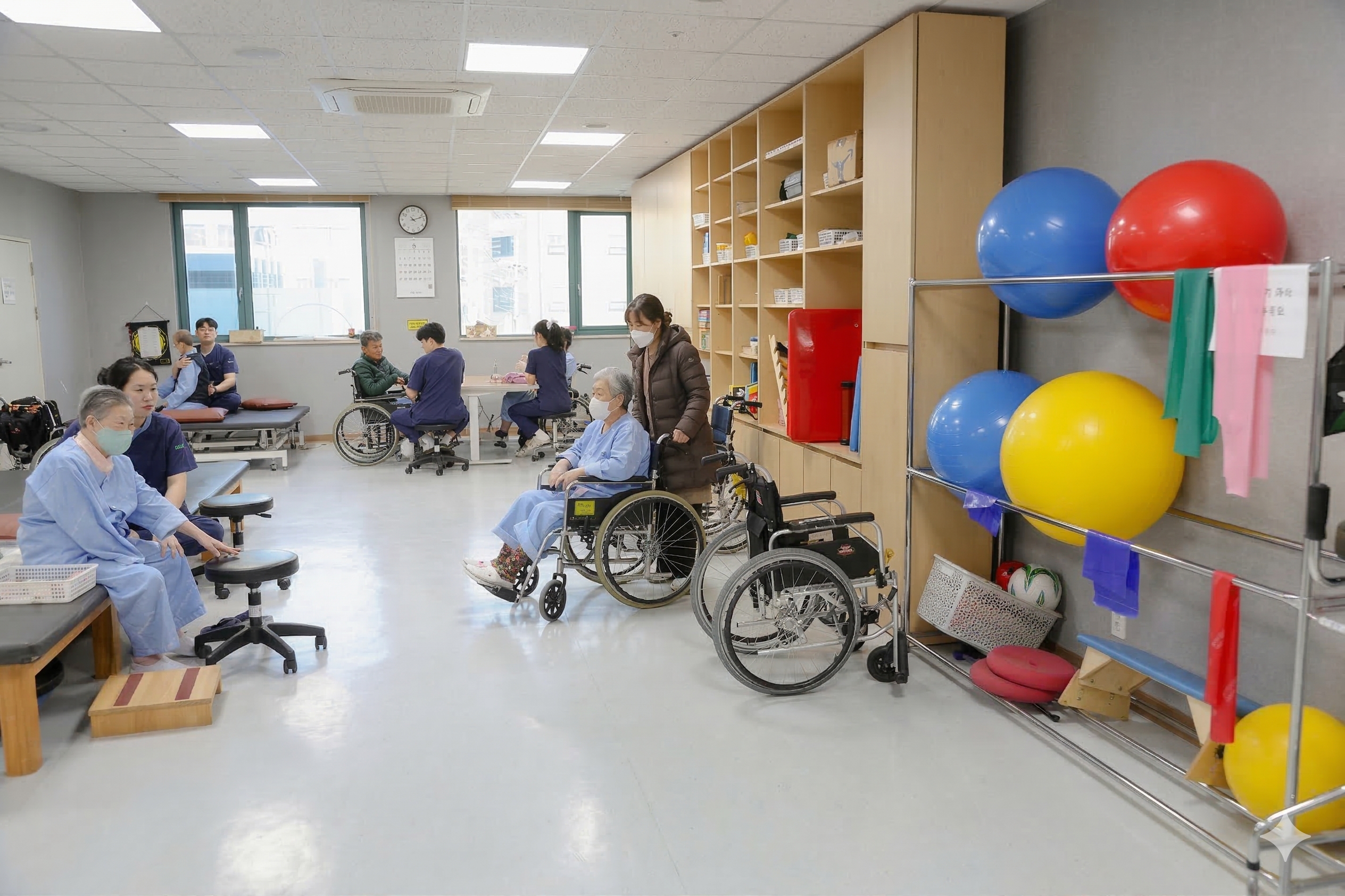 Treatment area at Jejung Care Hospital