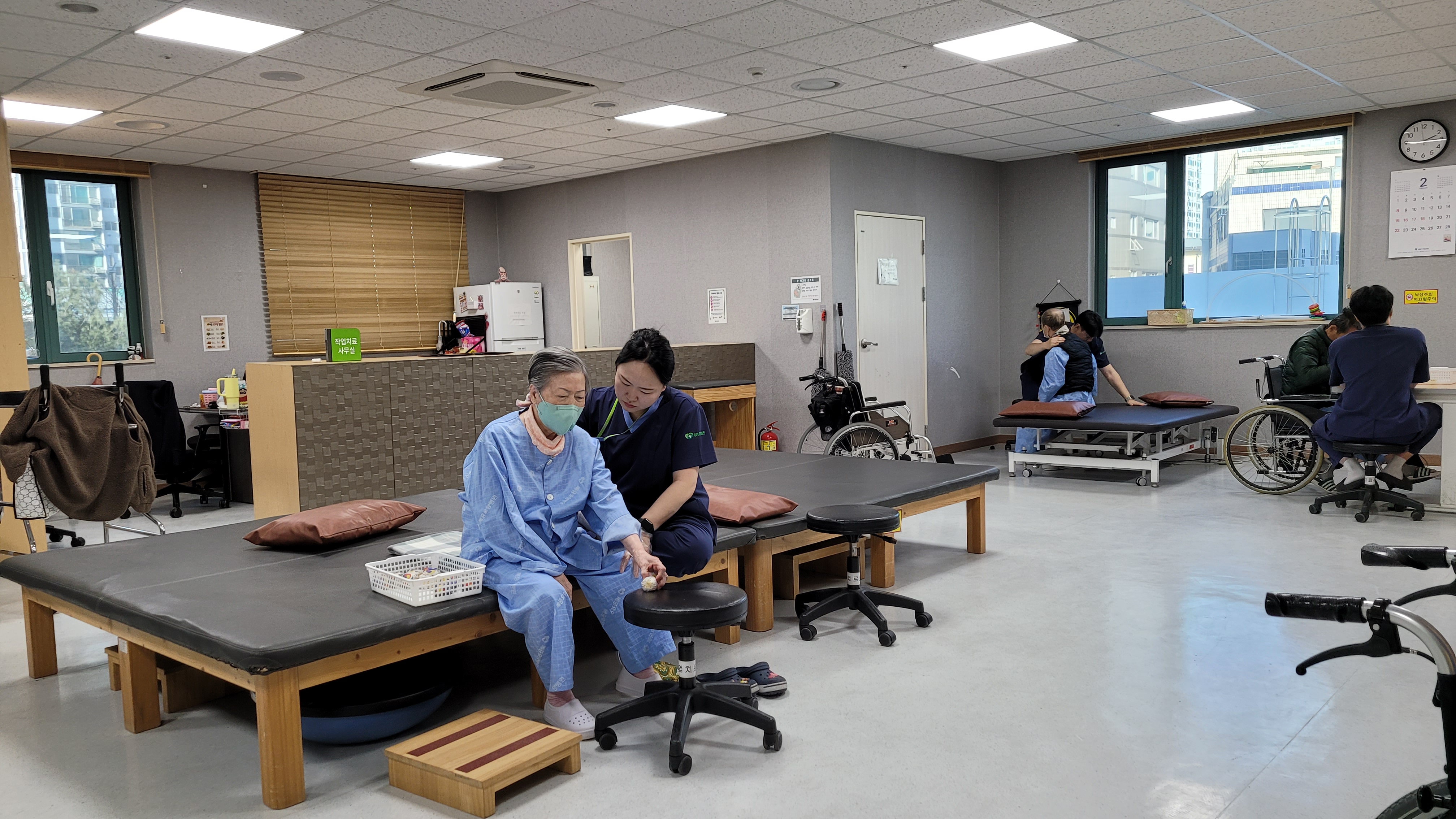 Rehabilitation treatment zone